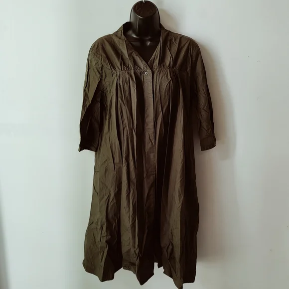 club monaco green lace dress Robert Piqué Long Sleeve Shirt Military | Fedeli main image 0